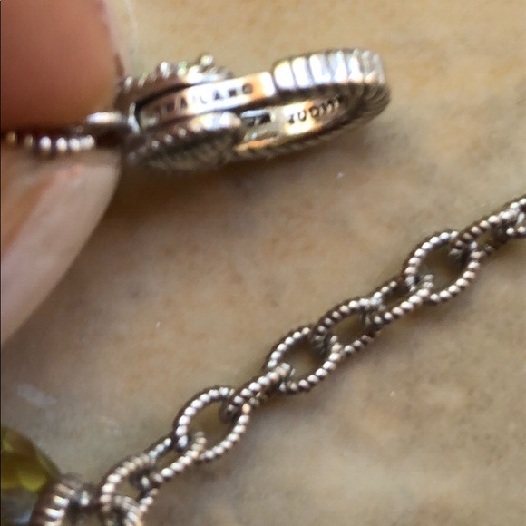 Judith Ripka Turquoise Sterling Necklace - Picture 4 of 4